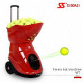New tennis ball throwing machine with remote control